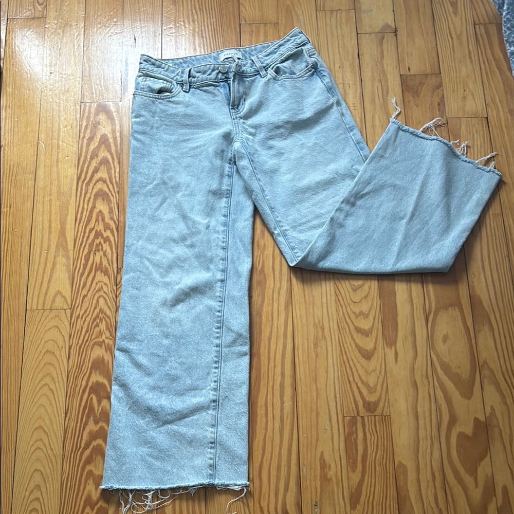 PacSun Blue Flare Wide Leg Jeans